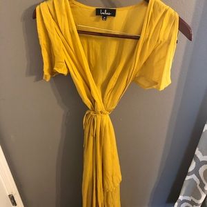 LuLus yellow dress